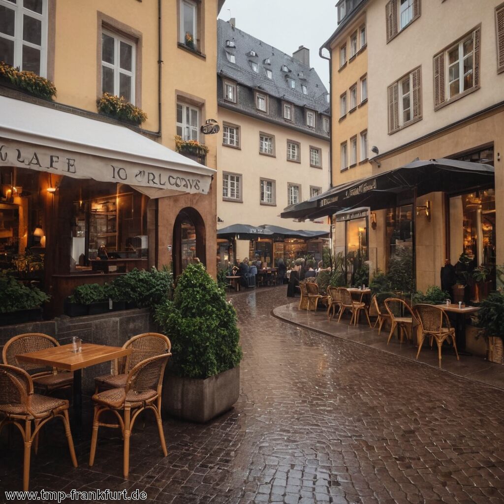 Frankfurt am Main bei Regen