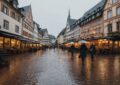 Frankfurt am Main bei Regen